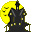 Haunted house icon